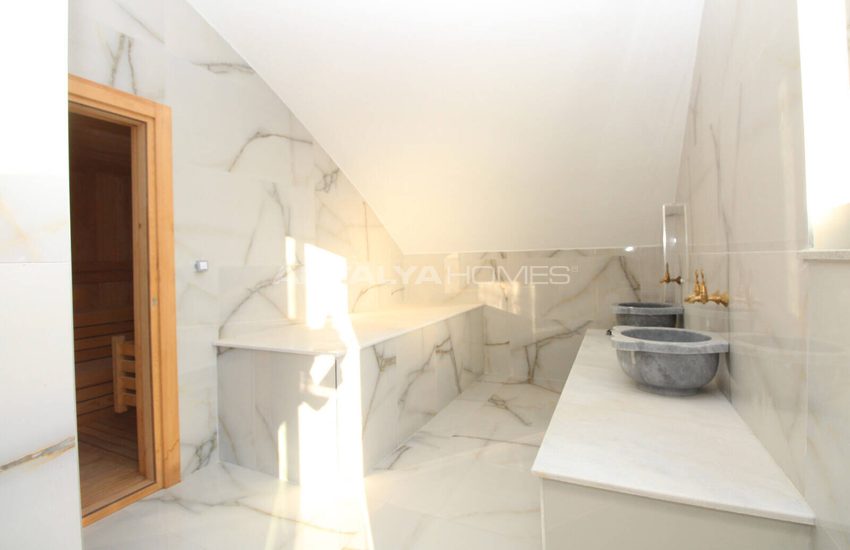 Antalya Belek'te Akıllı Ev Sistemli Modern Geniş Villalar 49