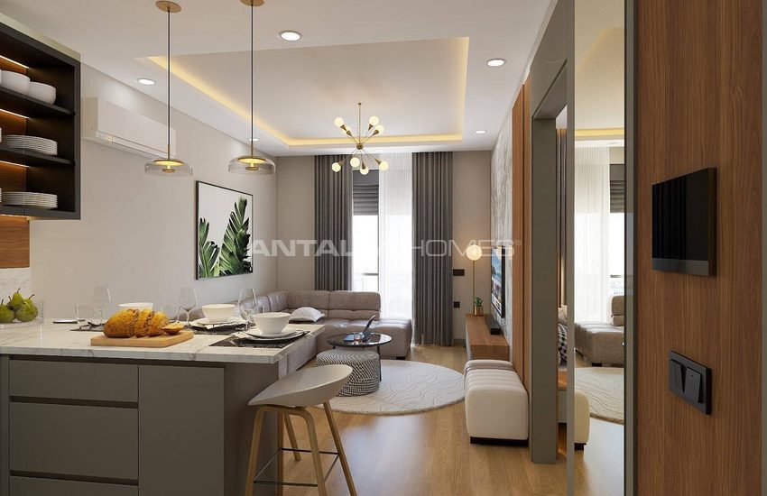 Investment Apartments in a Complex in Antalya Güzeloba 12