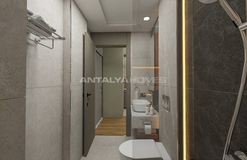 Investment Apartments in a Complex in Antalya Güzeloba 19