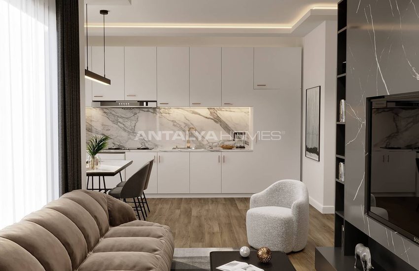 Practical Real Estate in a Complex with Pool in Demirtas Alanya 20