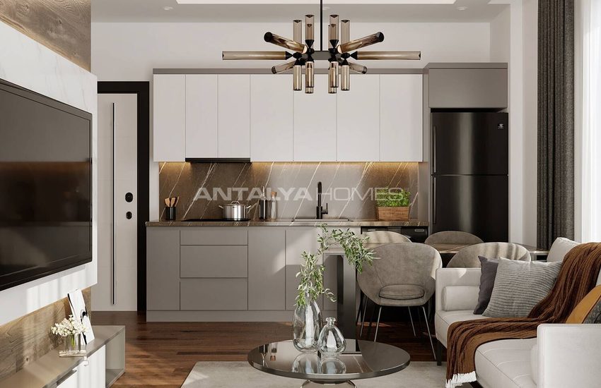 Practical Real Estate in a Complex with Pool in Demirtas Alanya 19