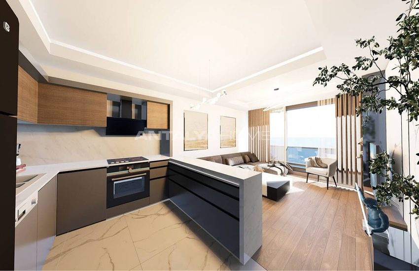 Apartments Near Sea in Complex with Car Park in Isiklar Antalya 17