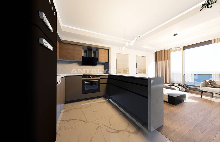Apartments Near Sea in Complex with Car Park in Isiklar Antalya 12