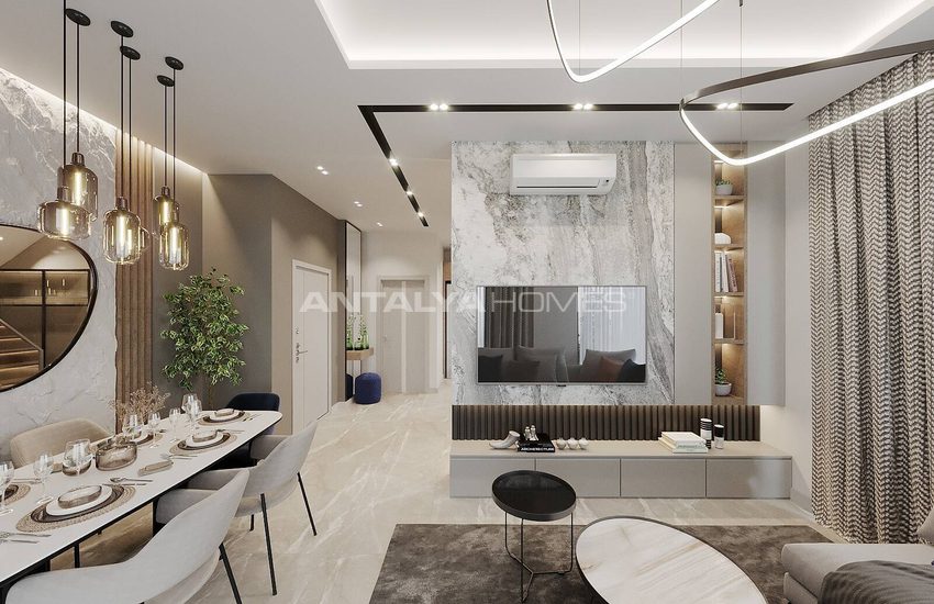 Appartementen In Een Boetiekproject Met Zwembad In Alanya 13