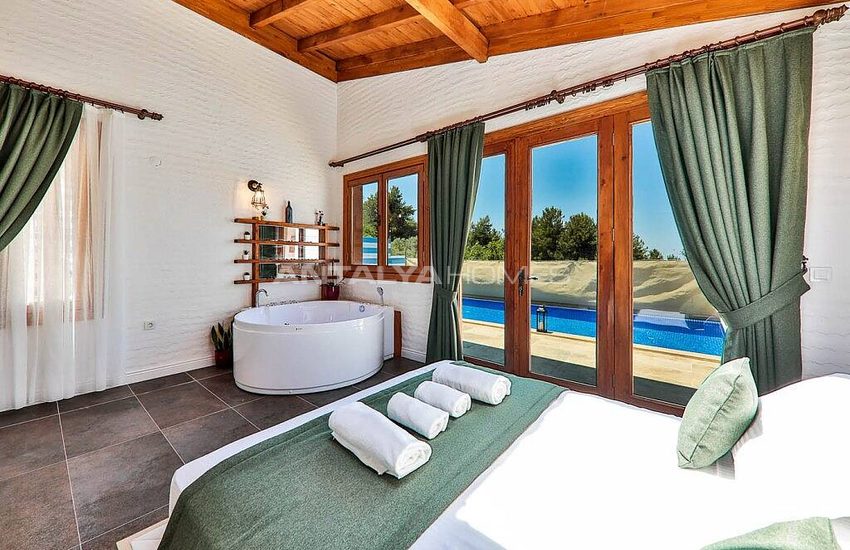 Spacious Home with Pool Intertwined with Nature in Kalkan 42