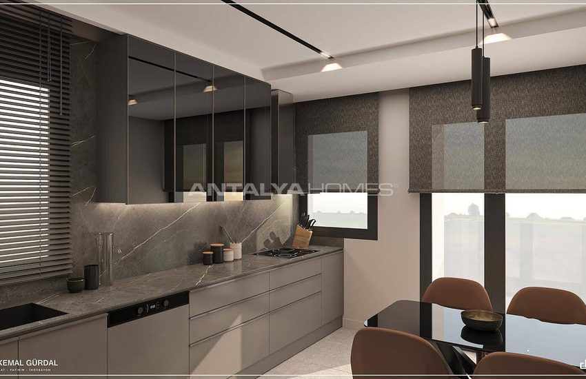Chic Apartments in a Complex with Garage in Antalya Konyaalti 14