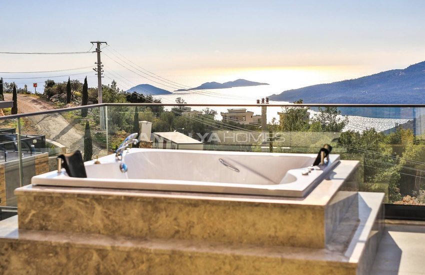 Villen Mit Hallenbad Und Mietgarantie In Antalya Kalkan 47