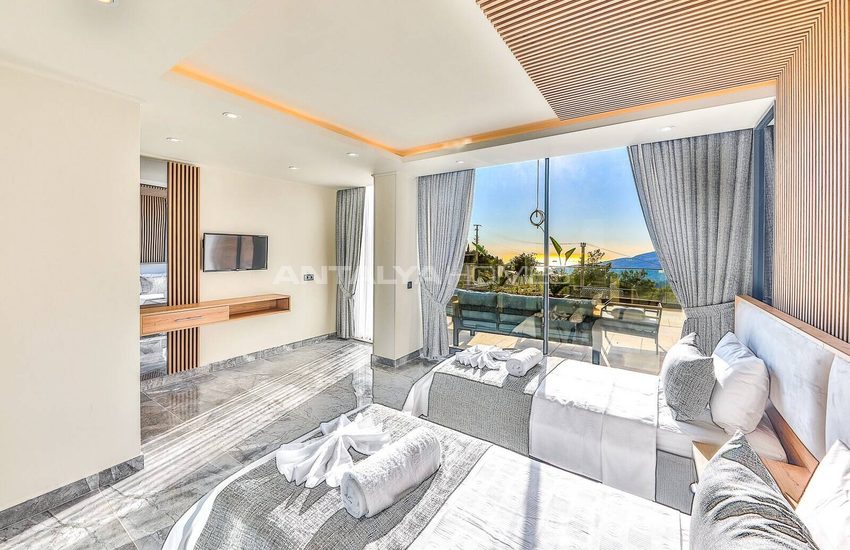 Villen Mit Hallenbad Und Mietgarantie In Antalya Kalkan 20
