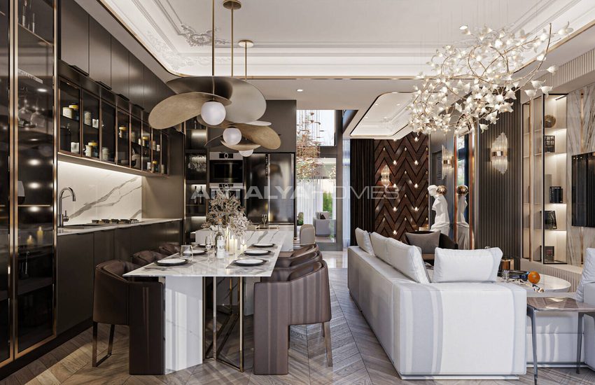 New Triplex Houses with Private Pool in Alanya 7