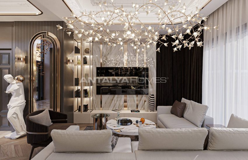 New Triplex Houses with Private Pool in Alanya 6
