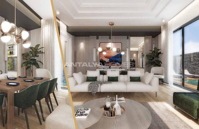 Hus Med Vinterträdgård Och Öppen Parkering I Antalya Altinkale 5