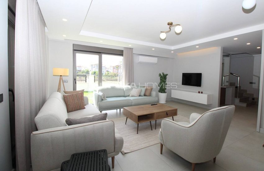 Duplex-villen Mit Privaten Pools In Belek Kadriye 36