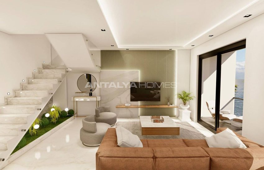 Appartement Élégant Vue Mer Et Piscine À Alanya Antalya 9