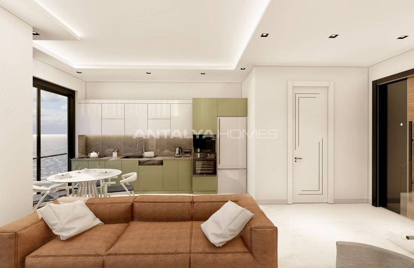 Appartement Élégant Vue Mer Et Piscine À Alanya Antalya 11