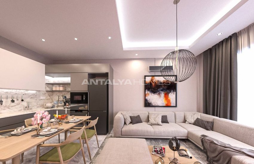Schicke Wohnungen Verflochten In Der Natur In Alanya Oba 16