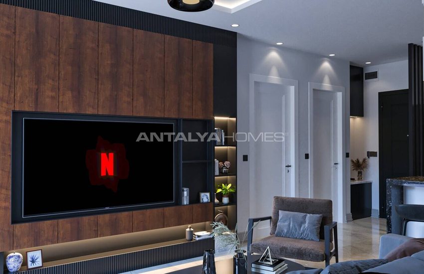 Alanya'da Sosyal Aktiviteli Havuzlu Sitede Satılık Daireler 31
