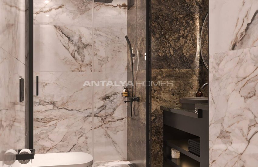 Alanya'da Sosyal Aktiviteli Havuzlu Sitede Satılık Daireler 35