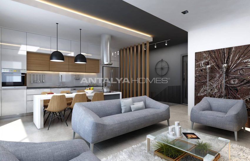 Ground Floor and Duplex Penthouse Apartments in Alanya Bektas 14