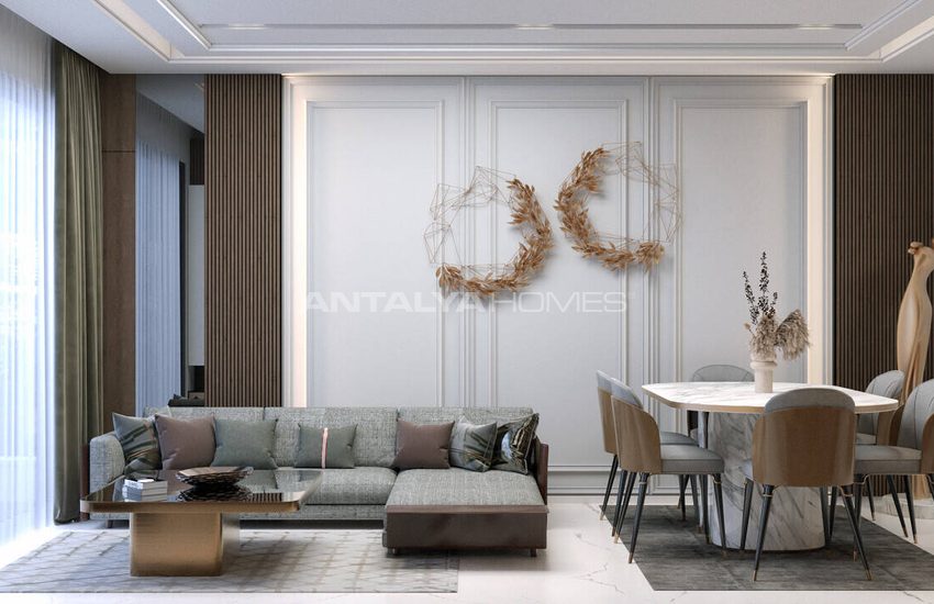 Lägenheter I Ett Prestigefyllt Och Elegant Komplex I Kestel 13