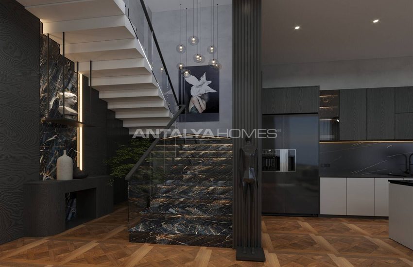 Villas Vue Mer À Vendre Avec Piscine Privée À Alanya Tepe 29