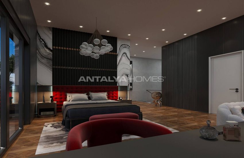 Villas Vue Mer À Vendre Avec Piscine Privée À Alanya Tepe 27