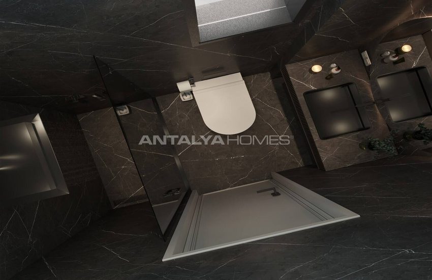 Villas Vue Mer À Vendre Avec Piscine Privée À Alanya Tepe 20