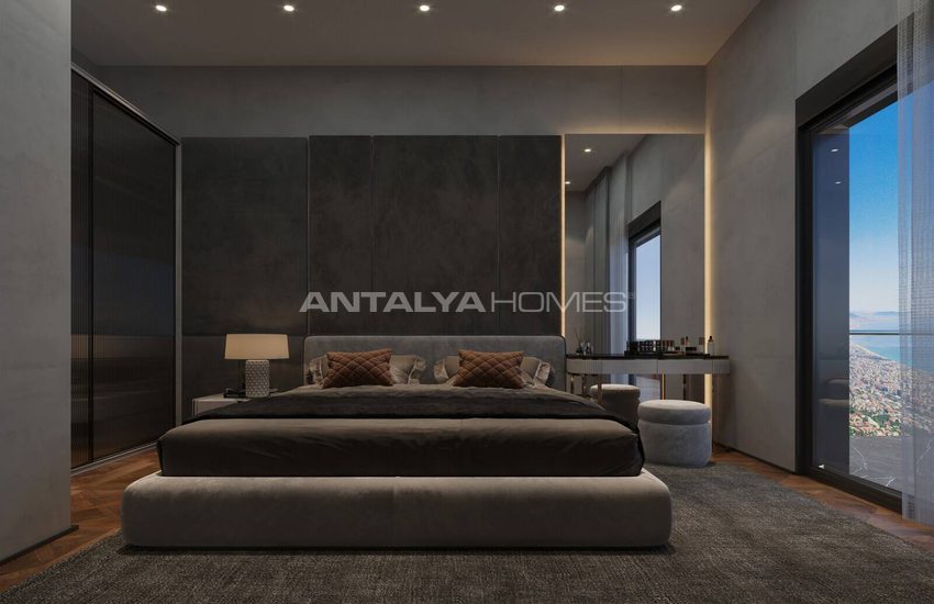 Villas Vue Mer À Vendre Avec Piscine Privée À Alanya Tepe 19