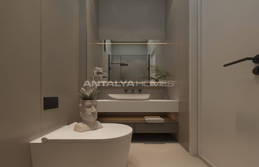 Villas Vue Mer À Vendre Avec Piscine Privée À Alanya Tepe 16