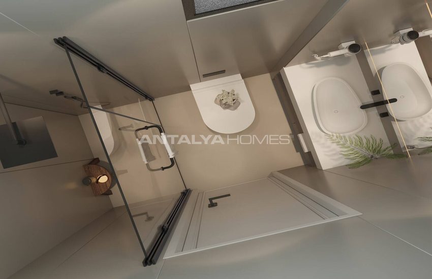 Villas Vue Mer À Vendre Avec Piscine Privée À Alanya Tepe 15
