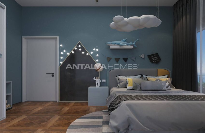 Villas Vue Mer À Vendre Avec Piscine Privée À Alanya Tepe 13