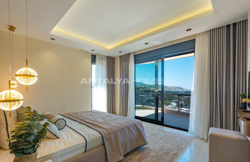 Alanya Kargıcak'ta Akıllı Ev Sistemli ve Deniz Manzaralı Evler 45