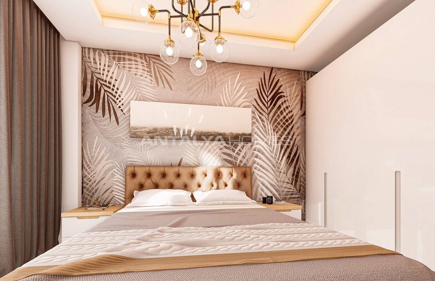 Alanya Payallar'da Denize 350 M Mesafede Şık Müstakil Villalar 15