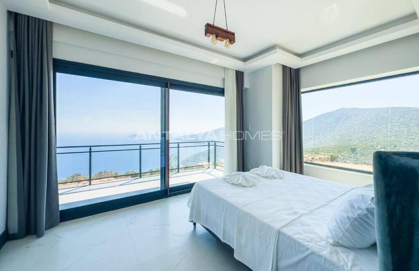 Huizen Met Uitzicht Op Zee En 4 Slaapkamers In Antalya Kalkan 18