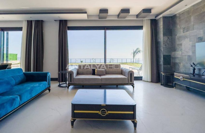 Huizen Met Uitzicht Op Zee En 4 Slaapkamers In Antalya Kalkan 9