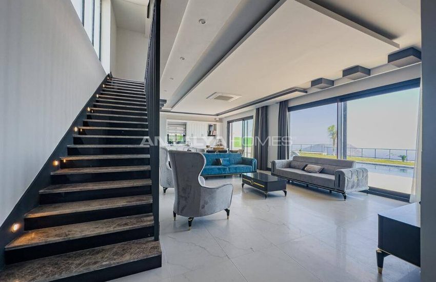 Huizen Met Uitzicht Op Zee En 4 Slaapkamers In Antalya Kalkan 16