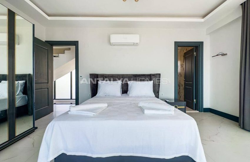 Huizen Met Uitzicht Op Zee En 4 Slaapkamers In Antalya Kalkan 22