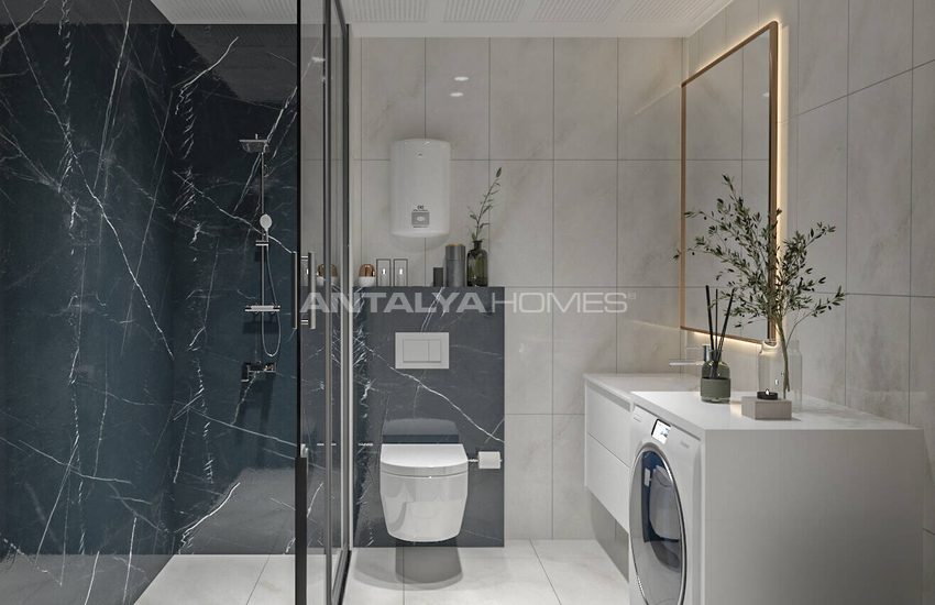 Alanya Mahmutlar'da Zengin Olanaklar Sunan Sitede Daireler 22