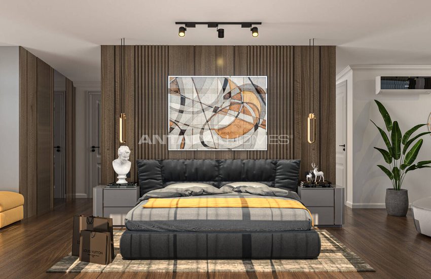 Detached Houses with City Views in Kargıcak Alanya 16