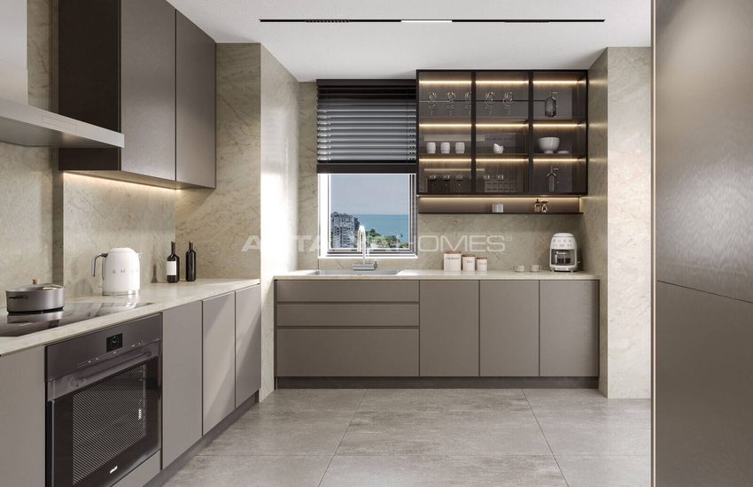 3-bedroom Sea View Flats Near Amenities in Muratpasa Antalya 13