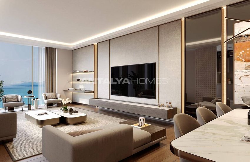 3-bedroom Sea View Flats Near Amenities in Muratpasa Antalya 11