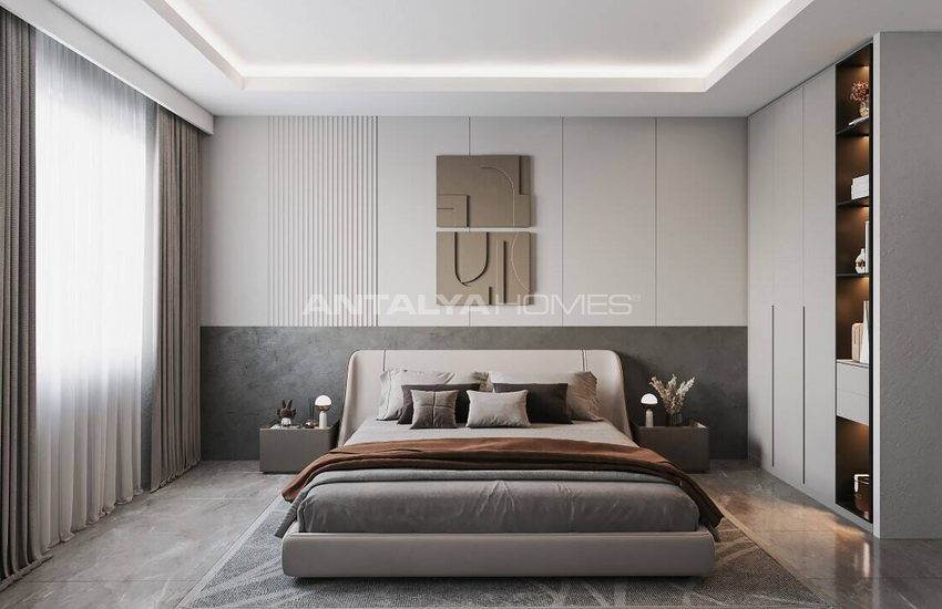 Properties in a Complex with Pool in Alanya Mahmutlar 17