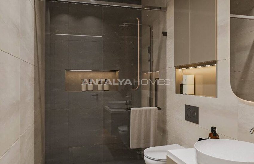 Mountain-view Flats in a Complex with Pool in Konyaalti Antalya 34