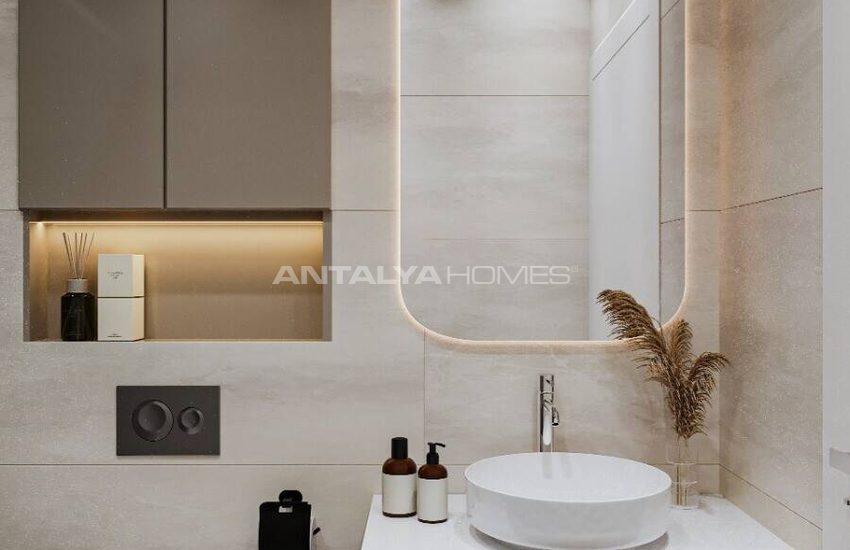 Mountain-view Flats in a Complex with Pool in Konyaalti Antalya 22