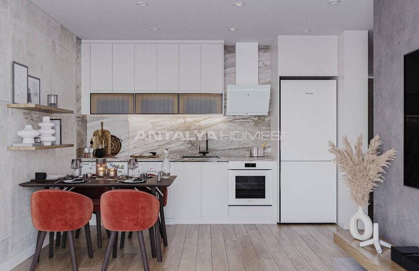Mountain-view Flats in a Complex with Pool in Konyaalti Antalya 10