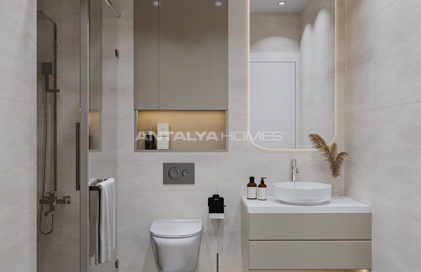 Mountain-view Flats in a Complex with Pool in Konyaalti Antalya 33