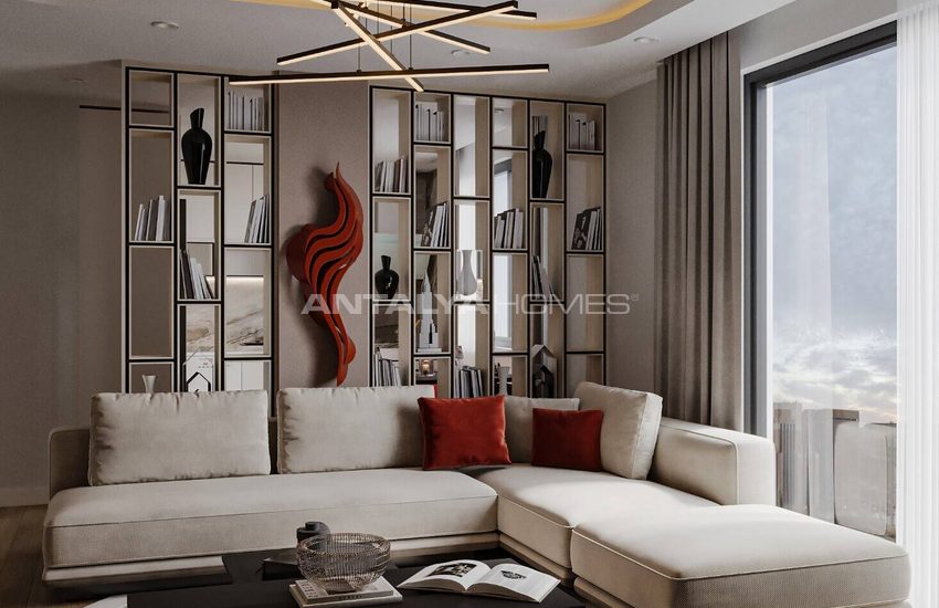 Mountain-view Flats in a Complex with Pool in Konyaalti Antalya 12