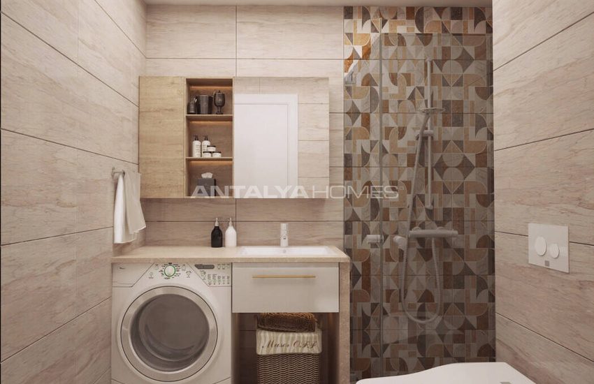 Alanya Oba'da Denize Yakın Sitede Doğa Manzaralı Şık Daireler 40