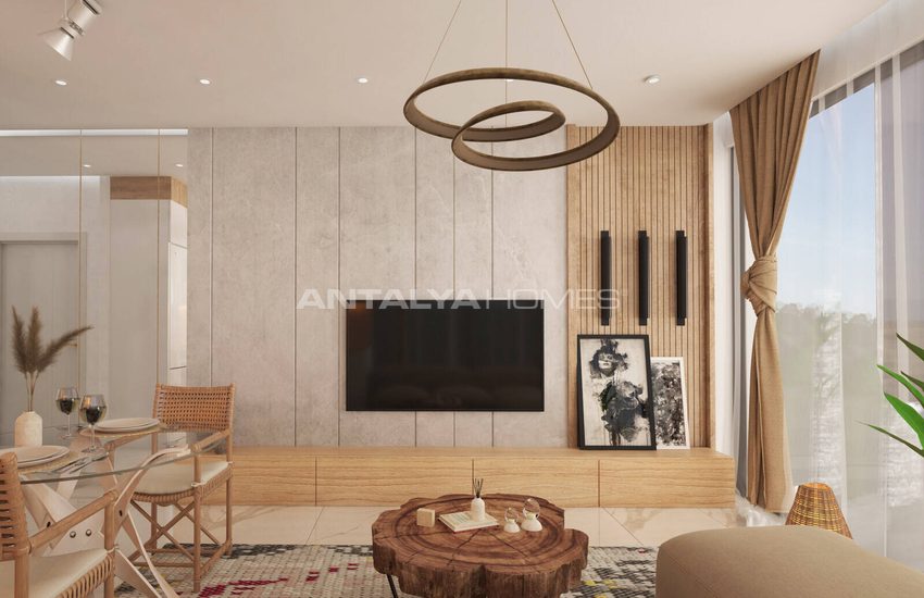 Alanya Oba'da Denize Yakın Sitede Doğa Manzaralı Şık Daireler 36