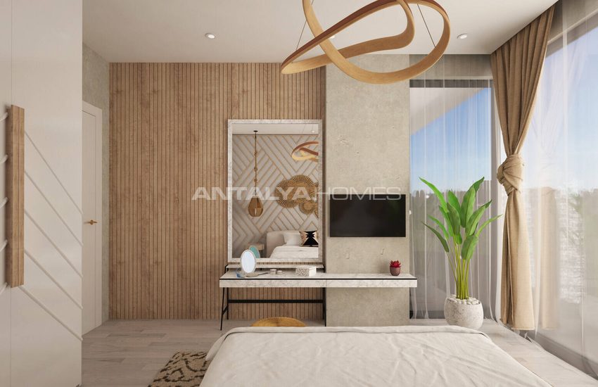 Alanya Oba'da Denize Yakın Sitede Doğa Manzaralı Şık Daireler 37