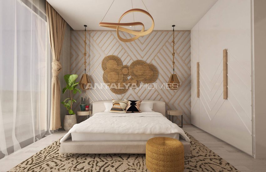 Alanya Oba'da Denize Yakın Sitede Doğa Manzaralı Şık Daireler 38